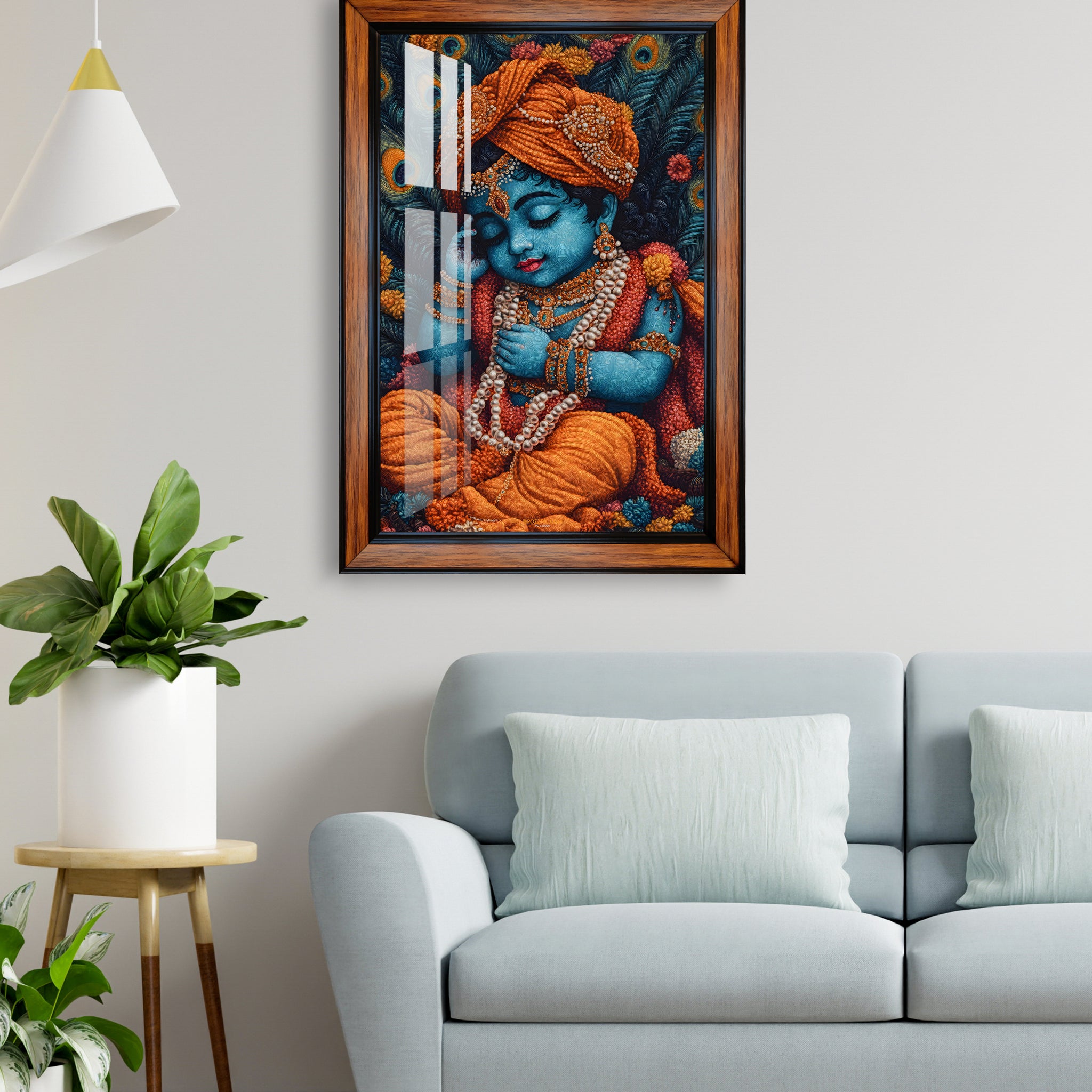Little Krishna photo frame for home and office