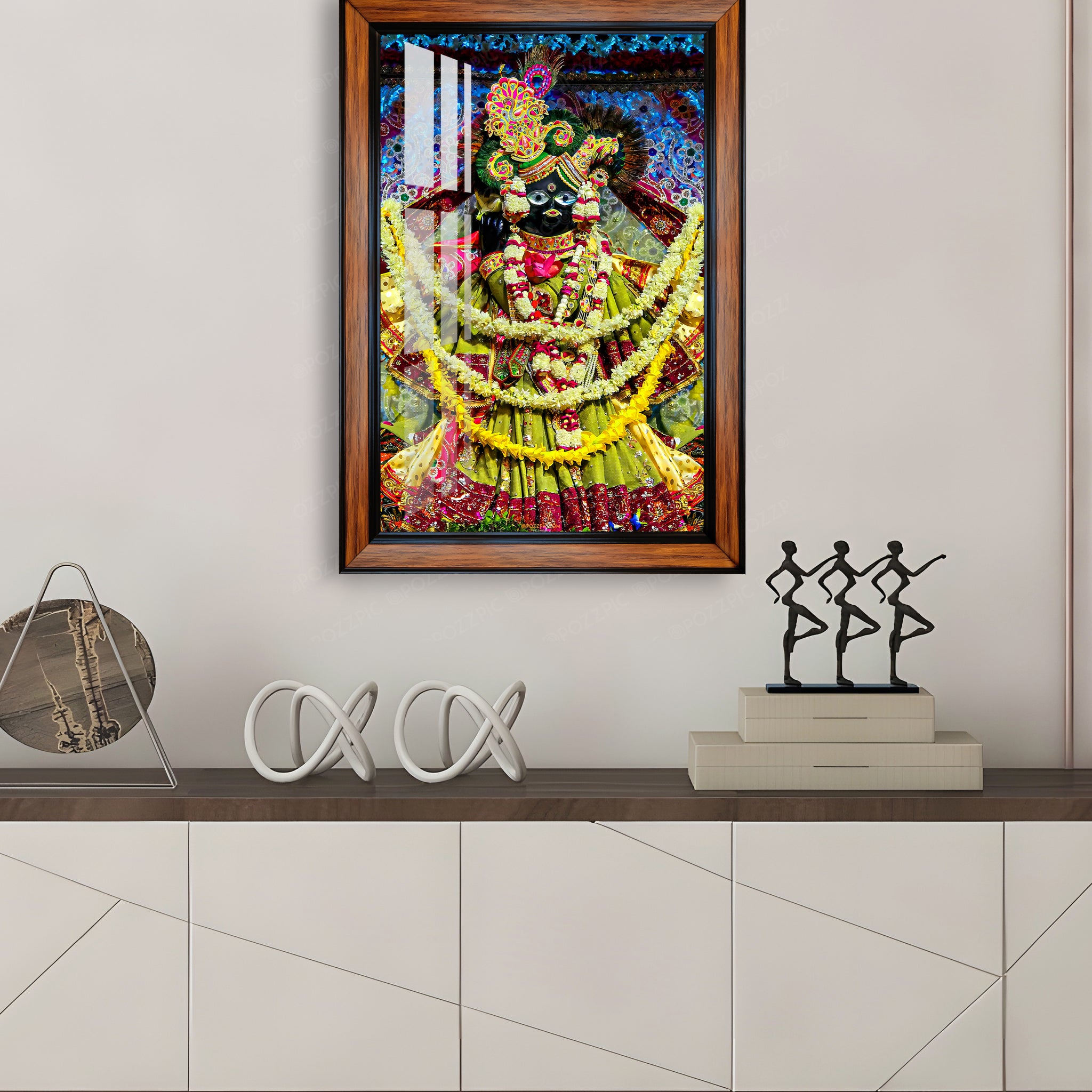 Bake Bihari (real) photo frame for home and office