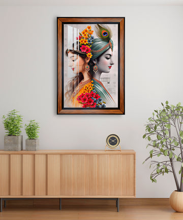Radha Krishna  Photo Frame for home and office décor
