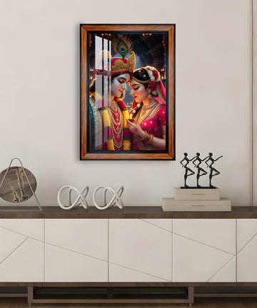 Radha krishna  Photo Frame for home and office décor