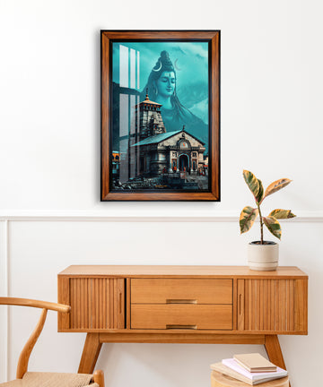 shiv ji kedarnath  Photos Frame for home and office décor