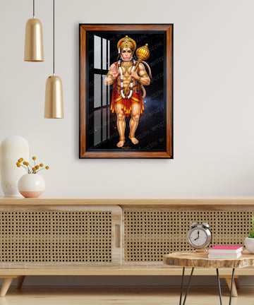 Standing Hanuman photo frame for home and office