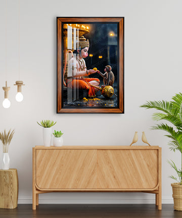 Hanuman ji with monkey  Photos Frame for home and office décor