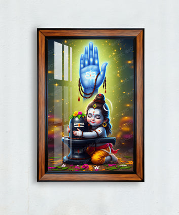 cute shiv ji Photo Frame for home and office décor