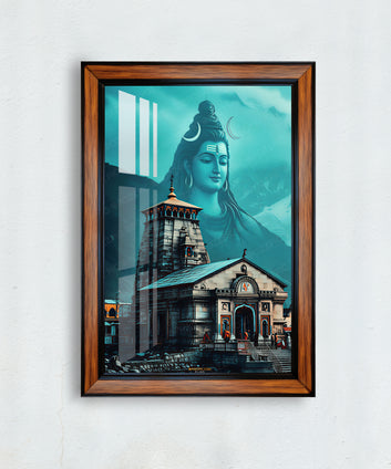 shiv ji kedarnath  Photos Frame for home and office décor