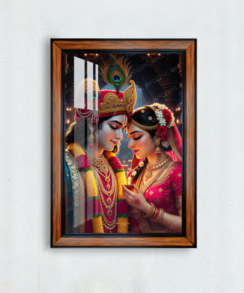 Radha krishna  Photo Frame for home and office décor
