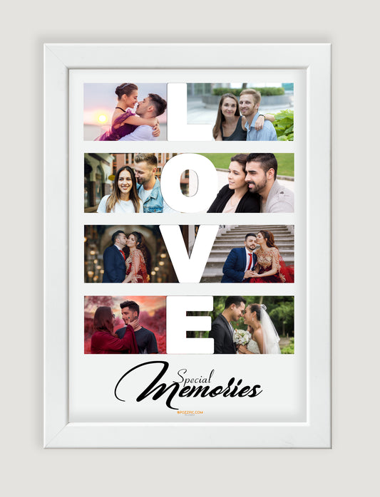 LOVE Photo gift for couple  black and white premium quality  Frames
