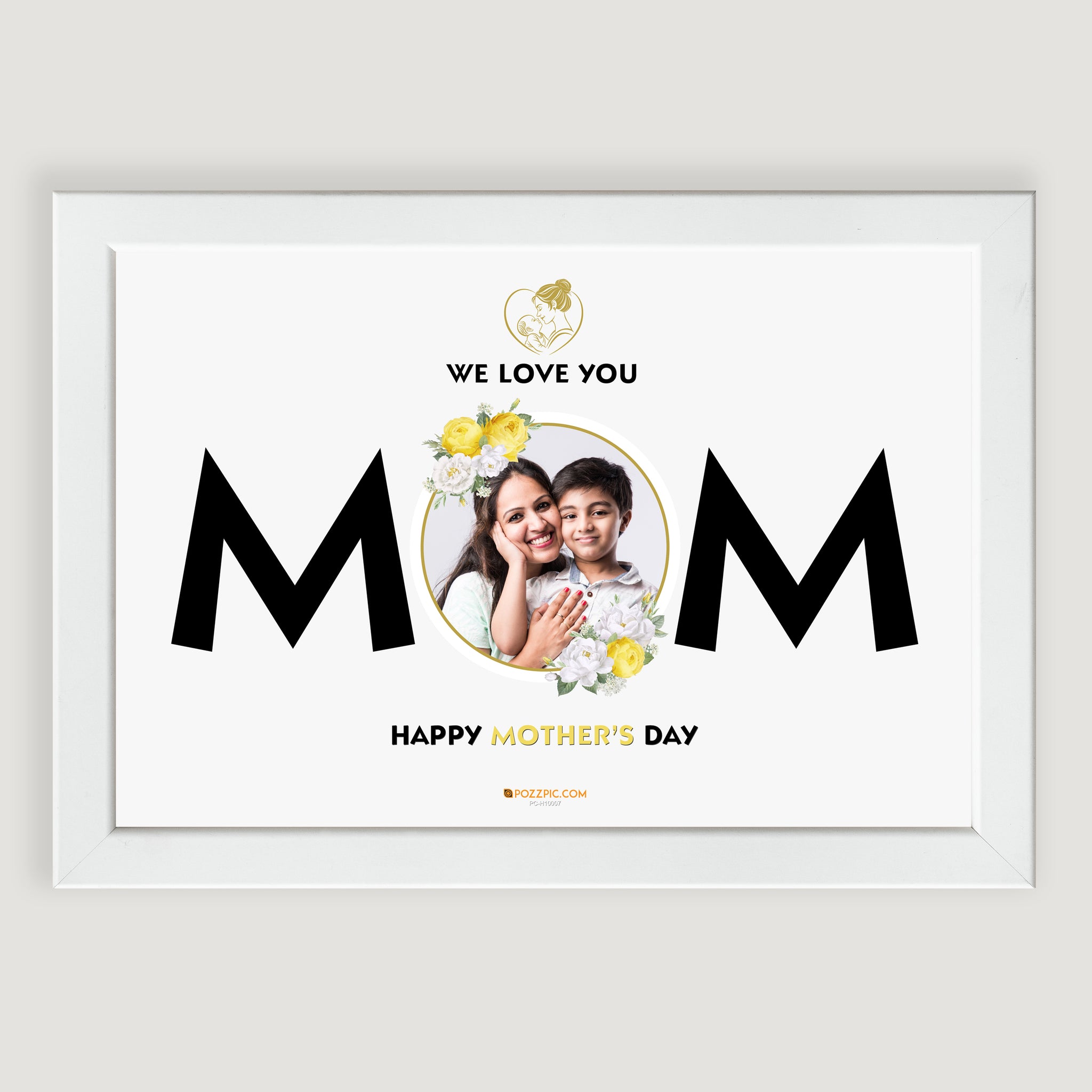 Mother's day gift Photo wtih Black  & white Frames