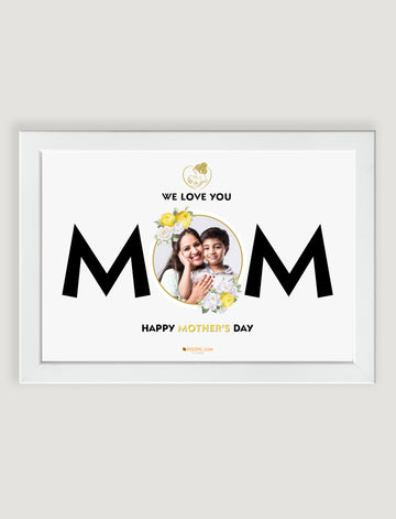 Mother's day gift Photo wtih Black  & white Frames